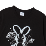 25SS ソロラビットエイリアン ショートスリーブ Tシャツ ブラック