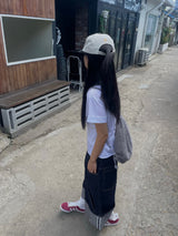 Rank denim pants