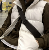 アンディデイリーセミクロッピードハイネックパデッドベスト