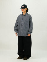 NOF Wrinkle Check Overfit Shirts