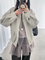 soft leather jumper