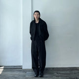 Panel Line Wide Trousers