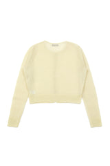 Hushed Wool Cardigan [Lemon]