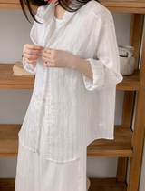 BZ Stripe Pocket Loose Fit Shirt (3color)