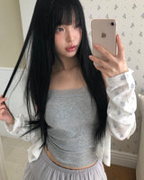 プルイ キャップスリーブ スリーブレストップ