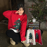 クリスマスルックツリーニットウェア
