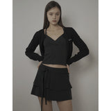 DOT CAMISOLE-BLACK