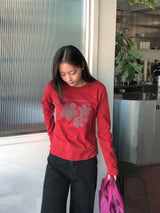 ヒルレプリンティング長袖Tシャツ