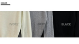 Unbalance slit button knit(3color)