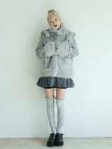 REVERSIBLE SHEARLING JACKET(BLUE)