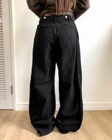 Bowling Corduroy Wide Leg Snap Button Pants