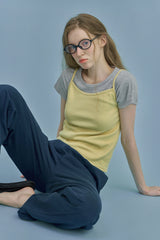 ラベルベーシックTシャツ_gray