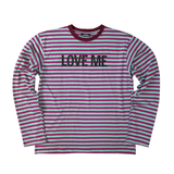 ラブミーストライプロングTシャツ サリバン