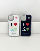 【MADE】 i ♥ サマーフォンケース (navy)