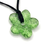 Acrylic Flower Necklace [Green]