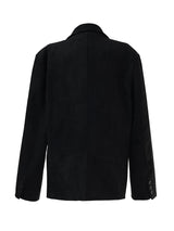 line suede blazer jacket (2color)