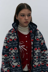 NORDEN FLEECE JACKET / NAVY