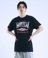 ファイアブルーオーバーフィットTシャツ - 4COLOR
