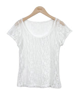 Obnin Lace Short Sleeve T-Shirt