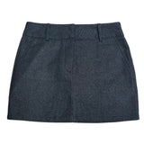 クロードベルトデニムミニスカート