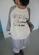 MIX STRIPE LOOSE TEE