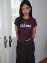Sober Parade T-shirt WINE