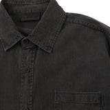 PIGMENT COATED SHIRTS CHARCOAL