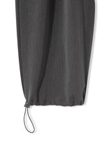 Planned Banding One-Tuck String Slacks