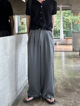Maison two tuck banding slacks