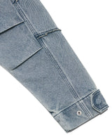 R.C DENIM BDU JACKET - WASHED BLUE