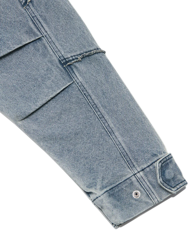 R.C DENIM BDU JACKET - WASHED BLUE