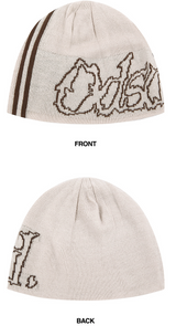 Jacquard Uncuffed Beanie