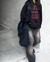 Zelda Vintage Wide Diagonal Cargo Denim