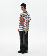 HERE NOW ストライプTシャツ