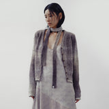Midnight gradation cardigan