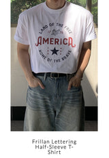 Prilan lettering short sleeve t-shirt
