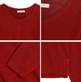 Leto Linen V-neck Summer Knit