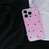 starry night card hard case. dirty pink