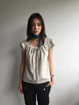 French puff blouse (3color)