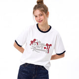 ピュア リボン カリ リンガー Tシャツ (2color)