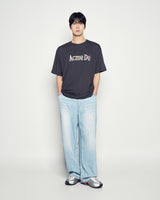 25FW COLOR LOGO SHORT SLEEVE T-SHIRT CHARCOAL