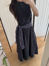 Soft Whipping Scarf - Dark Gray