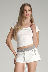 Glow routine ラウンドトップ, White