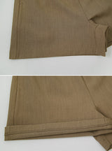 FN Layered Wrap Pleated Skirt Pants (3color)