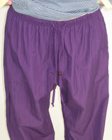 WOOD STRING WIDE PANTS
