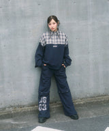 UNISEX チェックドッキングスウェット