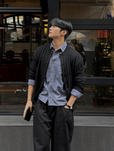 Onef crop cable cardigan