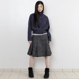 TTTTwister Pleat Skirt - Black