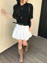 Reve Sand Loose Fit Mesh Half Knit 