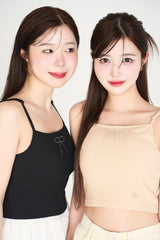 リボンストーンキャミソール